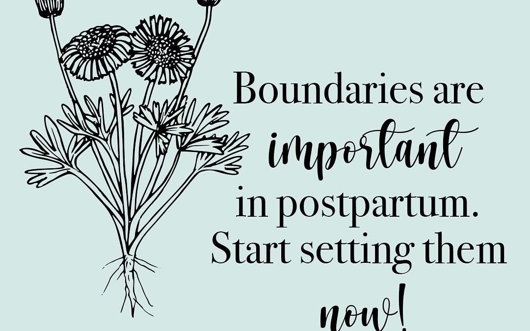 Boundaries In Pregnancy Are Important But In Postpartum It Gets REAL. 